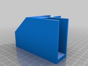 meu personalizados shelfie 19mm x l pé organização personalizado osb 3d print model - Mito3D