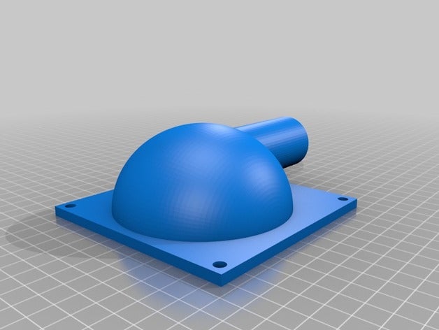 adaptador ventilador 80x80 tubo de 25mm L'impression 3d 3D print model - Mito3D