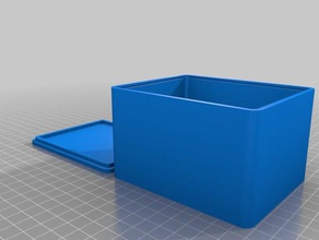 il mio personalizzato scatola coperchio a scatto - parametrised openscad i contenitori su misura 3d print model - Mito3D