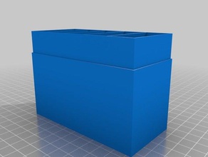 Angriff-Modifizierer deck box Spiele kundengebundene 3d print model - Mito3D