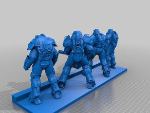 power armor history fallout games 4 3 3d print model - Mito3D