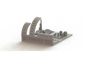all one 3d printer test printing tests 3dtest aio everything hole overhang print 3d print model - Mito3D