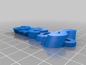 sloane llavero llaveros personalizado 3d print model - Mito3D