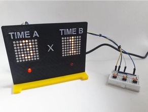 electronic scoreboard using arduino diy 3d print model - Mito3D