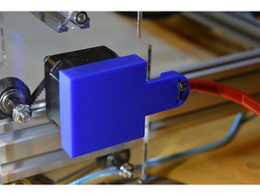 motor de passo do cabo proteção eletrônica deslizante zip tie zip-tie montagem 3d print model - Mito3D