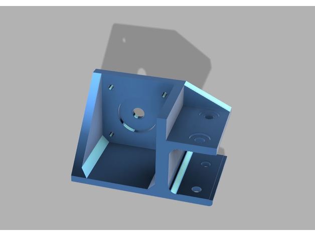 k8200-e3d-titan mount gespiegelt 3d-Drucker Teile e3d e3d-titan extruder k8200 velleman 3drag 3D print model - Mito3D