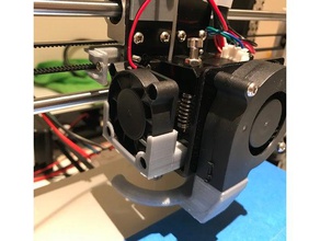 anet a8 fã titular Impressora 3d acessórios atualização montagem de ventilador 3d print model - Mito3D