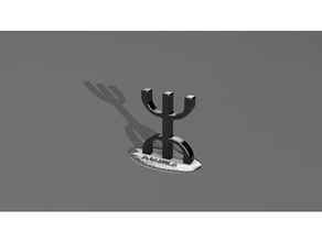 amazigh con apoyo signos y logotipos berb re cabilas 3d print model - Mito3D
