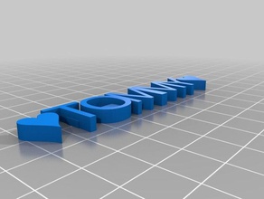 tommy llavero nombre accesorios personalizado 3d print model - Mito3D