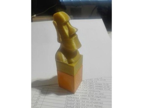 moai-lego-duplo-Stein mechanische Spielzeuge 3d print model - Mito3D