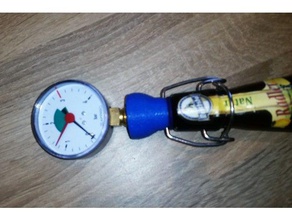 bottle iron lock pressure measurement hobby beer brewing homebrew tool 3d print model - Mito3D