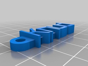 knud de l'organisation personnalisé 3d print model - Mito3D