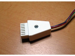 atari sio stecker de l'électronique 3d print model - Mito3D