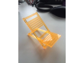 deck chair decor 3d print model - Mito3D