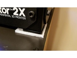friction boot foot & print tpu 3d printer accessories 3d print model - Mito3D