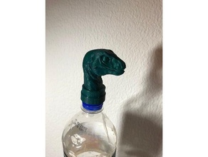 dino bottle caps household cap 3d print model - Mito3D