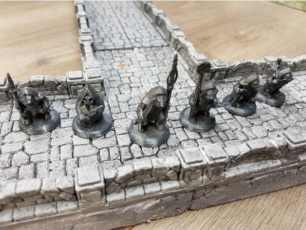 warhammer quest 1995 skaven proxies jogos 28mm boardgame dungeon masmorras wargaming fantasy 3D print model - Mito3D