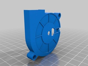 tubo coclea del ventilatore Stampante 3d parti 3d print model - Mito3D