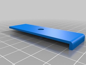 pei sheet clamps printrbot simple metal 3d printer accessories build plate platform clamp upgrade part 3d print model - Mito3D