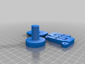 anet a6 a8 y belt tensioner 3d printer parts mods 3d print model - Mito3D