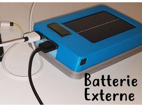 batterie externe solaire gadget 3d print model - Mito3D