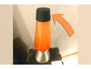 lampada lava coperchio parti di ricambio 3d print model - Mito3D
