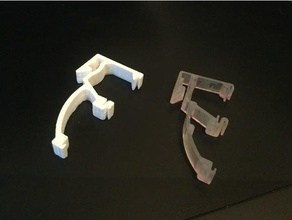 klip panjur topper ev plastik valance klibi Venedik kör pencere 3d print model - Mito3D