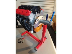 Motor stand haddeleme 1 10 ölçek 3d baskı 12 camaro motor dur ls3 3d print model - Mito3D