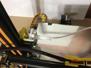 cr-10 extrusora de tubos suporte Impressora 3d peças 3d print model - Mito3D