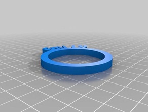 il mio personalizzato tovagliolo anelli di emily cucina & sala da pranzo su misura 3d print model - Mito3D