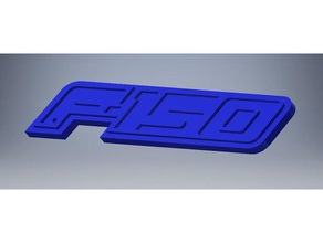 f150 logo keychain automotive car ford pickup truck 3d print model - Mito3D