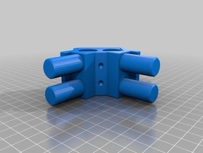 dual conduit corner 3d printer parts bracket cristelia emt 3d print model - Mito3D