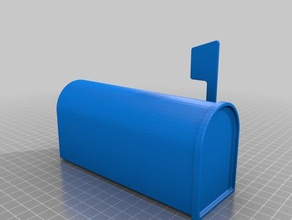 mail box toys & games dollhouse minitures mailbox miniature 3d print model - Mito3D
