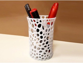 pencil holder organization office supplies 3d print model - Mito3D