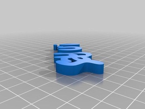 llavero sayuri 2 Schlüsselanhänger kundengebundene 3d print model - Mito3D