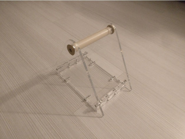 corte a laser de spool montagem Impressora 3d acessórios filamento titular lasercut simples assim 3D print model - Mito3D