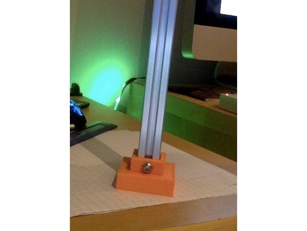 2020 aluminium socket m5 bolt hobby extrusion profile 3D print model - Mito3D