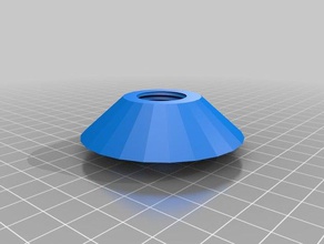 filettato dado del cono di alloggiamento parti filamento spool porta bobina asta filettata 3d print model - Mito3D