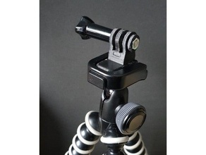 gopro joby tripod gorillapod mount camera 3d print model - Mito3D