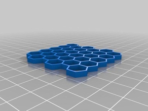 honeycomb flooring model kit biology customized 3d print model - Mito3D