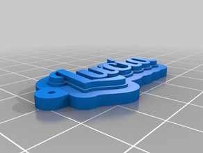 lucia Anahtarlık özelleştirilmiş 3d print model - Mito3D