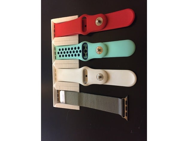 38 mm elma izlemek bant tutucu 3d baskı apple watch 3D print model - Mito3D