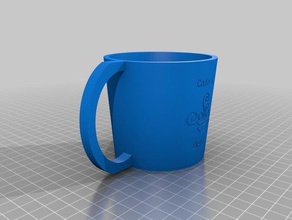 cafe & deli coffee mug kitchen dining customized 3d print model - Mito3D