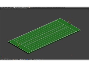 football field sport & outdoors american arena 3d print model - Mito3D