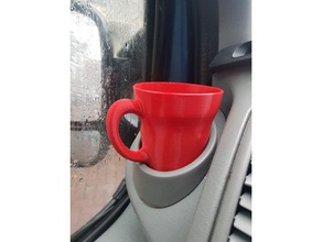 coffee cup opel vivaro vauxhall renault nissan household cofee mug 3d print model - Mito3D