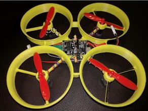 quadcopter frame 72mm cc3d brushed & 8520 r c vehicles brush motor quad quadrocopter turnigy 9x 3d print model - Mito3D