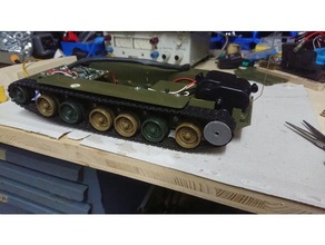 24 1 henglong tank tekerlek r c araçlar heng uzun parça 3d print model - Mito3D