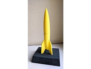 rakede-rocket sculptures 3d print model - Mito3D