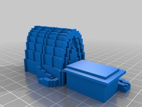 minecraft - building attraction hobby 3d print model - Mito3D