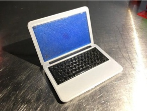 bearbook ar adereços laptop macbook prop brinquedo 3d print model - Mito3D